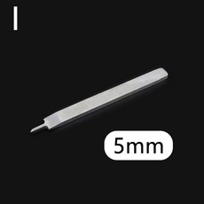 가죽 공예 도구 구멍 펀치 레이싱 스티칭 도구 핸드 스티치 강철 끌 그레이 빙 3/4/5/6mm, 12 5mm-1 Prong