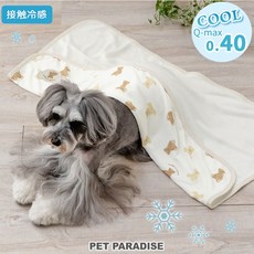 貝果貝果 日本PET PARADISE 雙色泰迪熊 舒適涼感毯, 1個