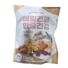 원데이넛츠 매일견과 한줌건강(내용물 소포장), 600g, 1개