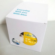 블루 본 블루본투디(KF80)(소형)(백색), 1개입, 50개, 화이트