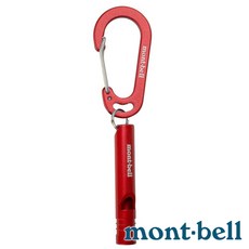 mont-bell 登山扣哨子, VER朱紅, 1個