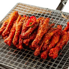 홍미닭발 매운 불 닭발 튤립닭발 국물닭발 뼈없는닭발 뼈있는닭발, 300g, 1개, 통닭발(덜매운맛)