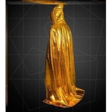 마법사 마녀 블랙 할로윈 레드 의상 골드 망토 코스프레