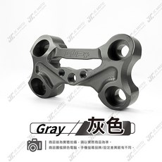 LUP+ 多功能把手固定座 鋁合金機車手機架龍頭架, LUP 山葉車系／把手固定座／灰色,內六角圓頭白鐵螺絲