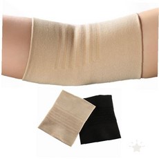 팔꿈치 압박 밴드 베이지 관절 보호대 팔 아대 통증 운동 작업용 착용감 부드러운, 상세페이지 참조, 1개