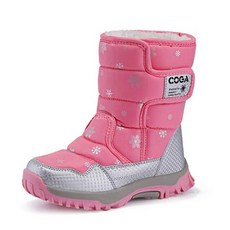 童鞋 棉童鞋 兒童雪地靴 男童防水防滑 2023冬季新款中大童刷毛加厚保暖高幫棉鞋