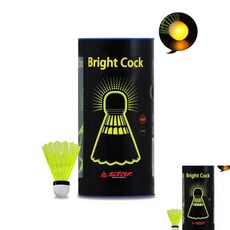 더아이 스타 나일론 야광 셔틀콕 2P 배드민턴배우기 야광셔틀콕 배드민턴셔틀콕