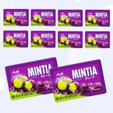 아사히 민티아 그레이프 일본 입냄새 제거제 구강청정 일본캔디 포도 50정 x 10팩, 10개