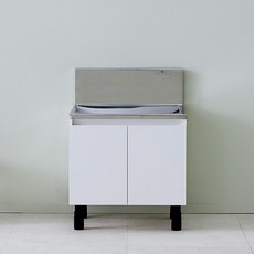 하우싱크 스텐 싱크대 600 가스대, 화이트 (스텐가스대/600)