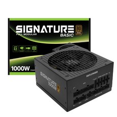 AONE 시그니처 1000W 80PLUS 브론즈 풀모듈러 베이직 블랙 ATX3.1 PC파워