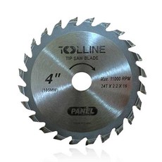 툴라인 팁쏘브레이드 판넬용 105x24Tx2.0x16 TOOLLINE, 1개