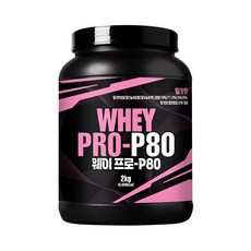 웨이프로 P80 딸기맛 단백질보충제 단백질쉐이크 프로틴, 1개, 단품, 2kg