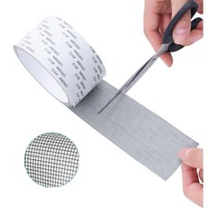 델리디 방충망 모기장 보수 수리 강력접착 테이프, 2개