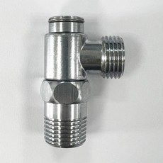 【好運優選】S0093 水晶外牙 水龍頭長栓凡爾替換 一字水晶外牙, 1個, L型外牙開關