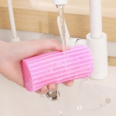 물기제거 다공성 청소용 주방 스펀지 세척도구 위생용품 흡수 수도꼭지 걸이형 싱크대, 1개