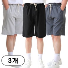 차쿠 2+1 남성 냉감 반바지 와이드 5부 밴딩 편한 아이스 시원한 가벼운 캐주얼 숏팬츠 빅사이즈