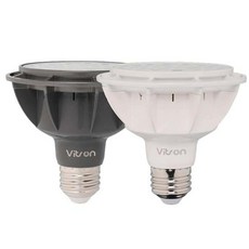 서락 PAR30 LED 15W 레일전구, 주광색/확산형/블랙