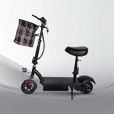 전기 미니 퀵보드 전동킥보드 이동 출퇴근용 경량 접이식, 1개, 헤어라인 12A 차오웨이 티엔넝 15km