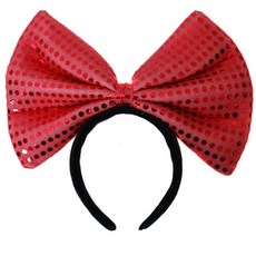 왕리본머리띠(대) / 머리띠 리본머리띠 행사 파티 축제, 골드