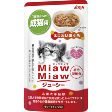 AIXIA 愛喜雅 妙喵主食軟包 70g 12個月以下幼貓適用, 24個, 23號鮪魚