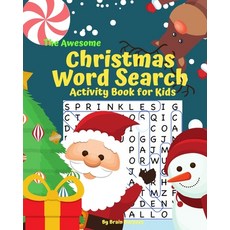 The Awesome Christmas Word Search Activity Book for Kids Paperback, Independently Published