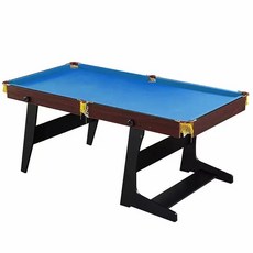 미니 당구대 가정용 접이식 포켓볼 테이블 펜션 별장 실내 보드게임 당구, 6 1.83m 레드 가죽 접이식 /블루, 1개