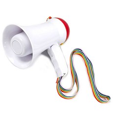 세이프웨이 미니 메가폰 확성기 싸이렌 핸드마이크, 레드, MGP-S50