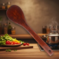 대형주방주걱 볶음용 나무 주걱 옻칠 조리 도구 세트 국산, 1개