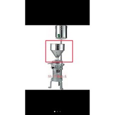 SS-ㄚ樟的店 半馬5吋 不鏽鋼磨豆機 磨米機 附發票 白鐵漏斗 磨豆米機 石磨機配件, 1個, 1/2HP 磨豆機用不銹鋼水桶