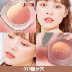 MINSHZEE 茗希芝 漸變腮紅, 1個, 01.漸變茶