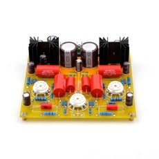 오디오 DIY 애호가를 위해 McIntosh C22 튜브 프리앰프 완성 보드 - 모든 구성 요소저항기 커패시터 베이스가 포함된 회로 보드를 참조하세요