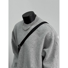 녕동 빅사이즈 남성 맨투맨 티셔츠 라운드넥 루즈핏 캐주얼 데일리 긴팔 티셔츠