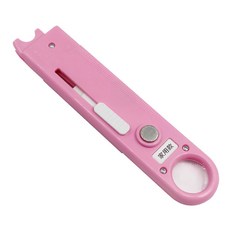 미싱 자동 실끼우개 실뜯개 세트, 1개, 핑크색 가정용