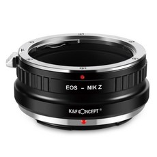 K&F Concept EOS-NIK Z _ Canon EF Lens - Nikon Z Body 변환어뎁터, 1개