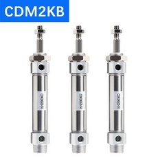 스테인레스 스틸 마그네틱 링 25-32/40mm 스트로크 복동 미니 공압 에어 실린더 CDM2KB16/20/25/500 시리즈, 09 Stroke 175mm, 01 Bore 20mm, 1개