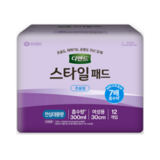 디펜드 여성용 스타일 초슬림 패드 안심대용량, 12개입, 5개