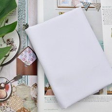 배경천원단 폴리 평직 20수 원단 화이트, 화이트(S삼일), 1개