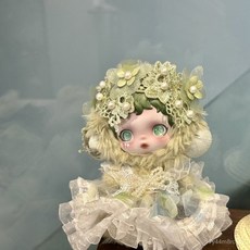 臺灣出貨 【森檸絮語】原創sp娃衣光織園清池娃衣冬日樂章光織園公仔10cm搪膠掛件衣服著替外出公仔娃衣服配飾時尚diy, 1個, 森寧絮語套裝【娃衣+髮帶】,僅配飾無娃【關注店鋪優先發貨】