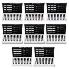 리얼 브러쉬 12색 세트 피크먼트 메탈릭 마커모양 페인트브러쉬, 1개, 바이올렛블루 12색 GKS33C5