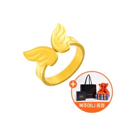 [한국금거래소] 순금 천사날개 돌반지 1.875g 3.75g +복주머니포함 돌잔치 돌선물 조카 아기선물 백일반지