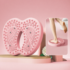 가정용 스텝퍼 에어 발지압 다이어트 홈트 하체운동 저소음 운동기구, 핑크
