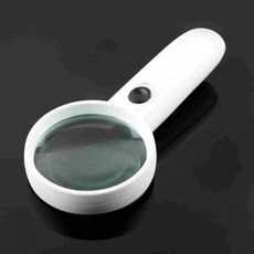 LED 조명 돋보기 4배율 렌즈 65mm 손잡이돋보기 독서용돋보기 LED확대경 휴대용확대경 조명확대경, 상세페이지 참조