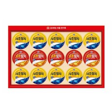혜문잡화상점 사조참치종합4호 명절선물세트 추석선물셋트 단체선물 선물 명절선물
