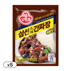 오뚜기 삼선 간짜장 과립형, 100g, 5개