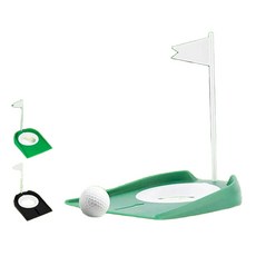 봉바겐 골프연습 퍼팅기 골프홀컵 퍼터연습 실내골프 휴대용퍼터, 그린