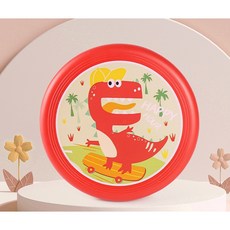 兒童軟膠飛盤 戶外玩具 親子互動 卡通飛盤, 1個, 兒童軟膠飛盤-恐龍款