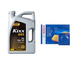 LF소나타 LPI LPG 엔진오일 필터세트 킥스 GX5 5W30, 1개