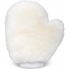 트루 내추럴 램스킨 세차 미트 습하고 건조한 용도와 페인트칠을 위한 대형 양가죽, 3, 1개