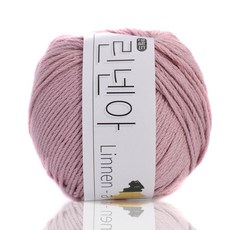 린넨아 봄 여름 린넨 마 카사리 뜨개실 코바늘 대바늘 가방 모자 소품 얀메이크, 1개, 013. 톤다운핑크