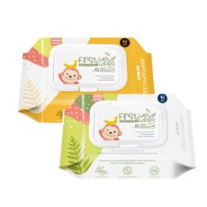 韓國 MOTHER-K K-MOM 純淨嬰幼兒濕紙巾 掀蓋款 基本款 多功能 濕紙巾 嬰兒 濕巾, 多功能清潔（酒精）｜40抽｜包, 1個, 40抽